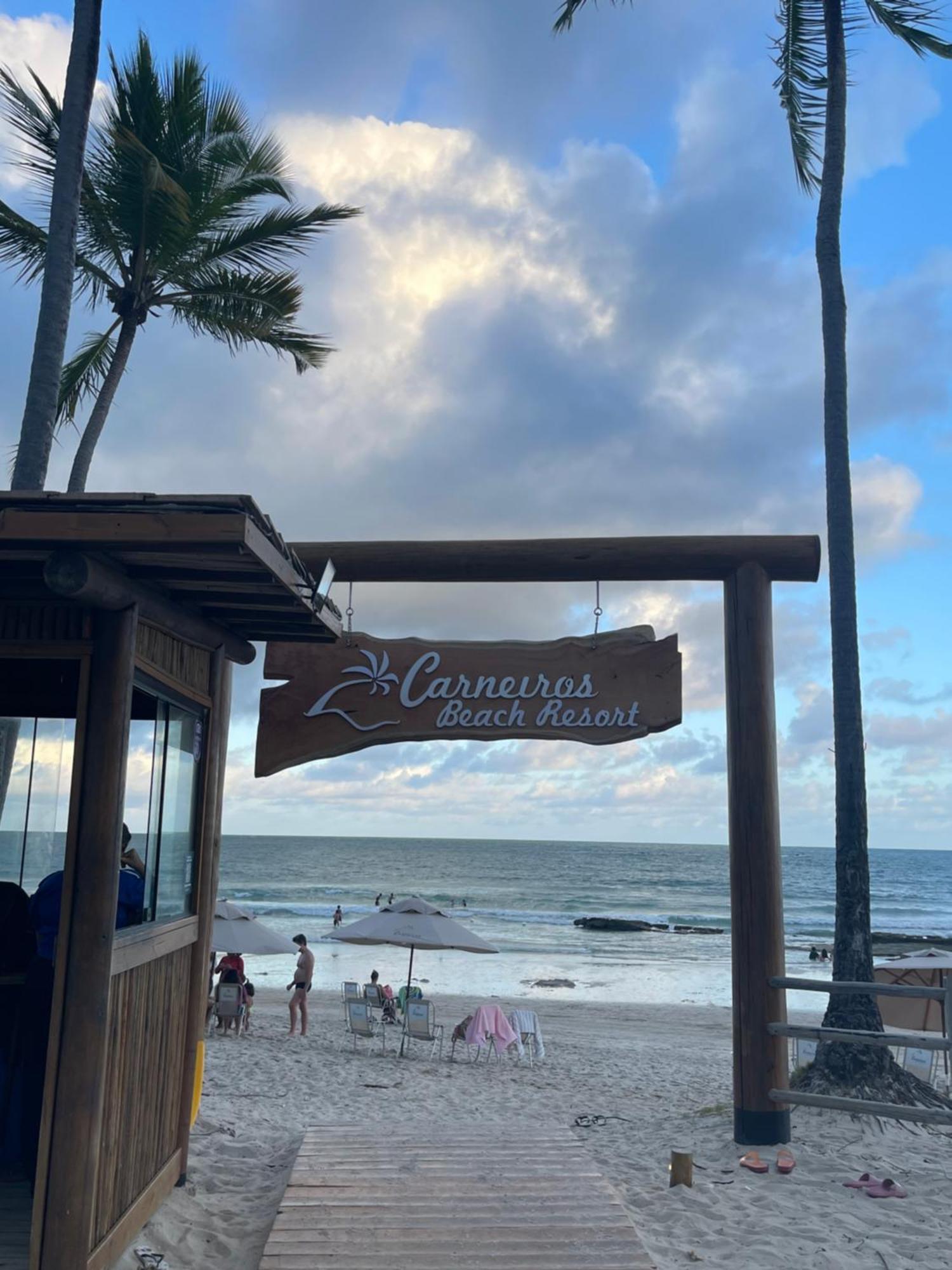 Flat Beira Mar - Carneiros Beach Resort Tamandare Bagian luar foto