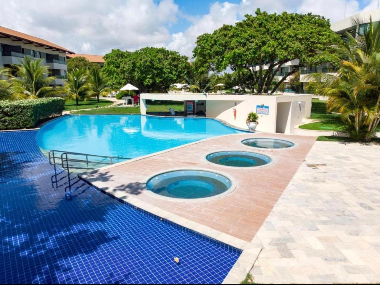 Flat Beira Mar - Carneiros Beach Resort Tamandare Bagian luar foto