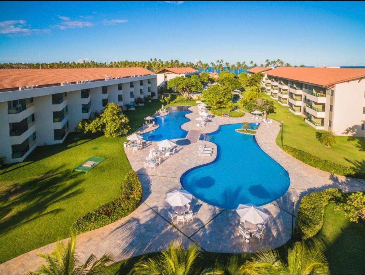 Flat Beira Mar - Carneiros Beach Resort Tamandare Bagian luar foto