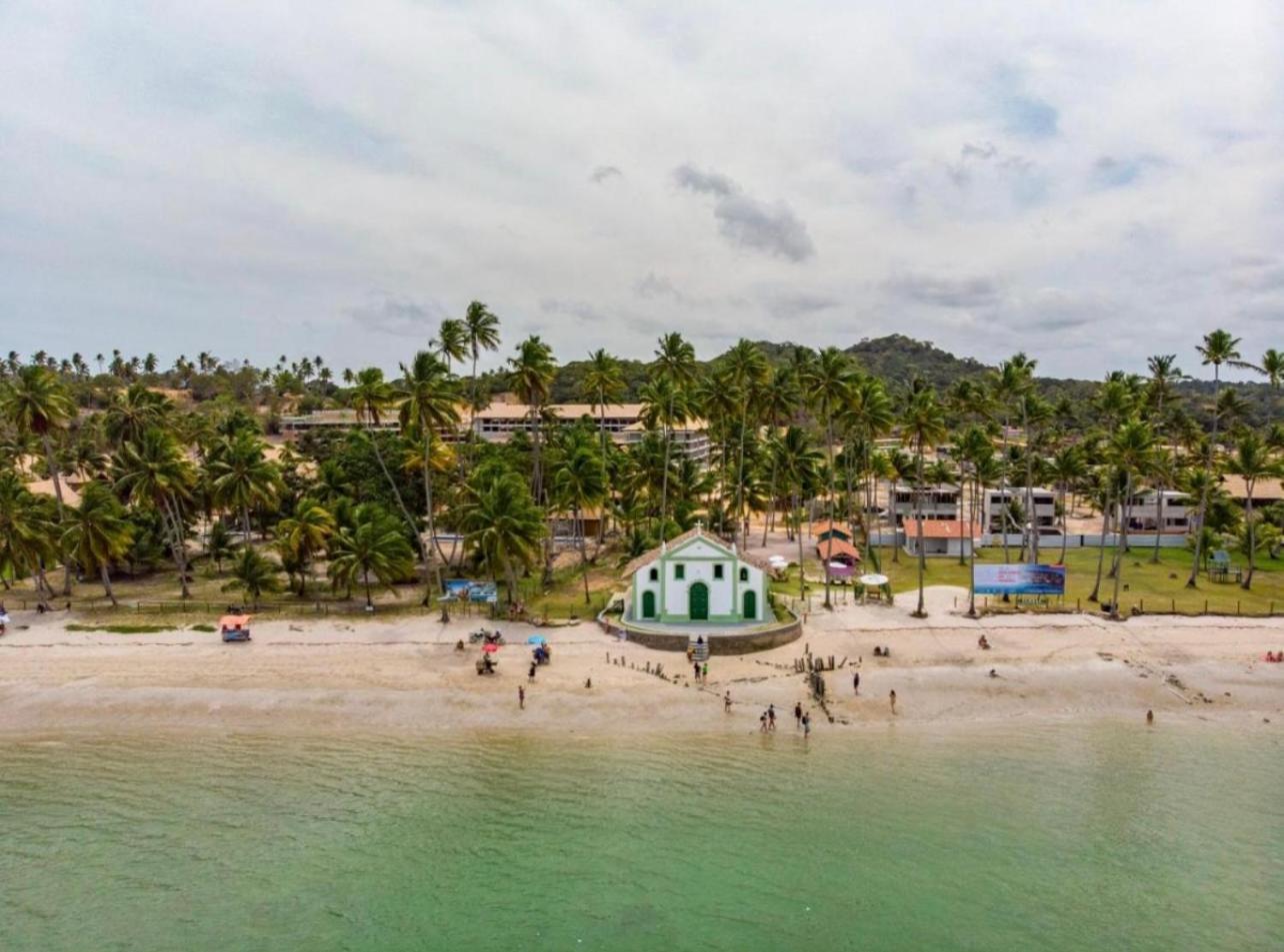 Flat Beira Mar - Carneiros Beach Resort Tamandare Bagian luar foto